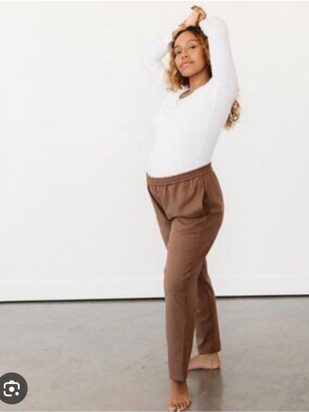Storq Luxe Everyday Jogger Maternity Pant